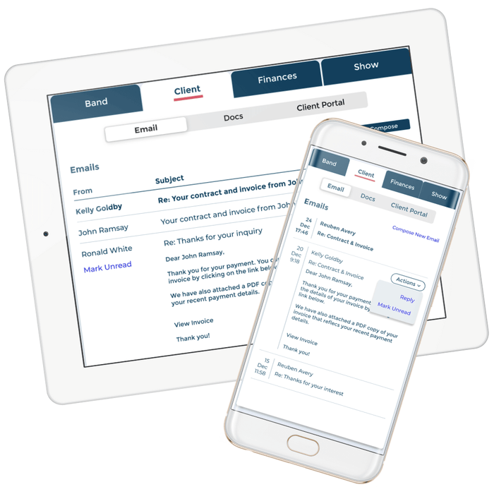 client email management