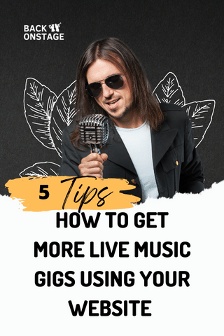 How To Get More Live Music Gigs Using Your Website (5 Tips)