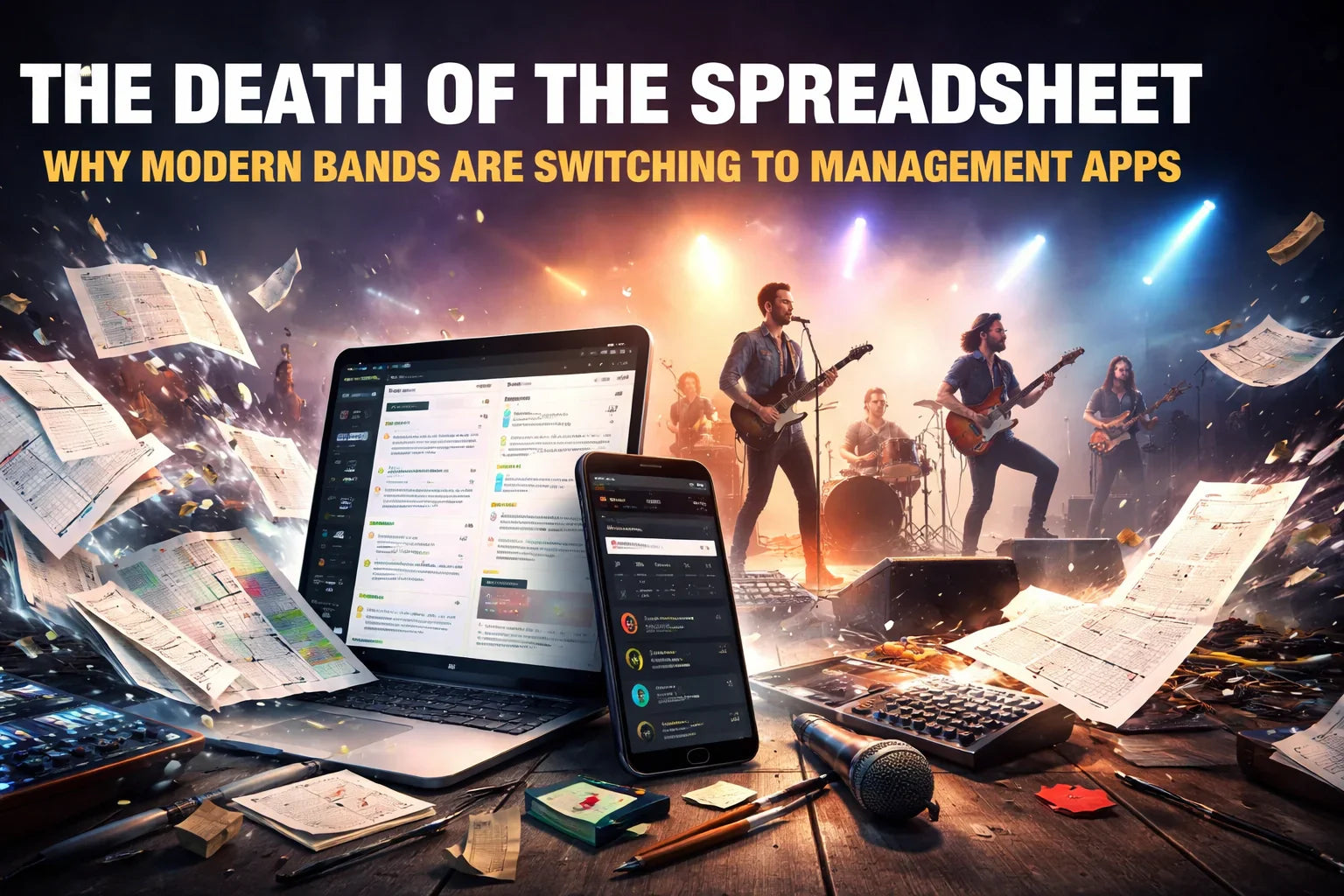 [HERO] The Death of the Spreadsheet: Why Modern Bands are Switching to Management Apps