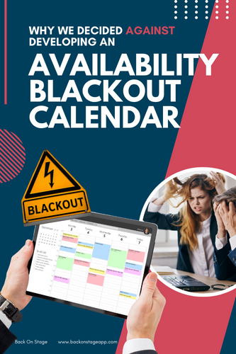 Why We Decided Against Developing an Availability Blackout Calendar