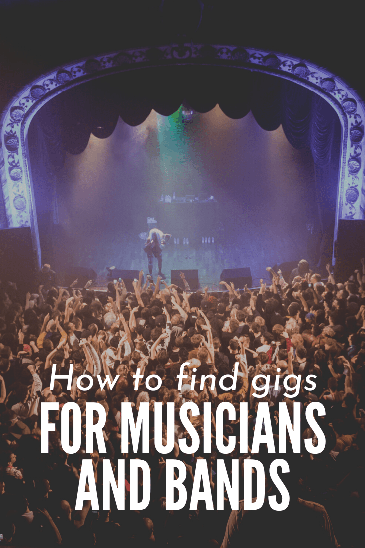 find gigs for musicians and bands