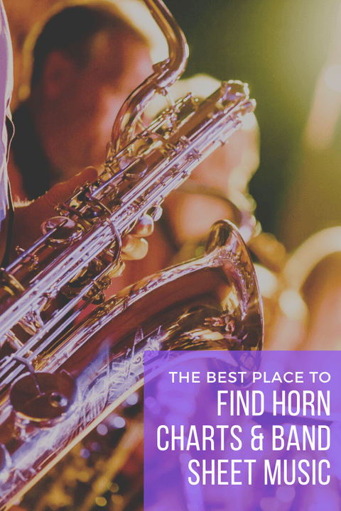 Horn charts and band sheet music