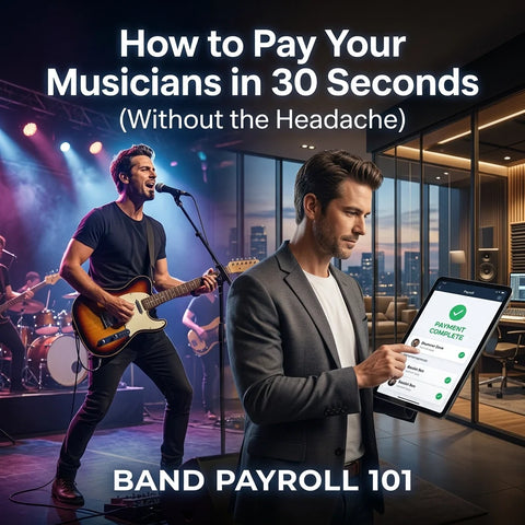 Band Payroll 101: How to Pay Your Musicians in 30 Seconds (Without the Headache)