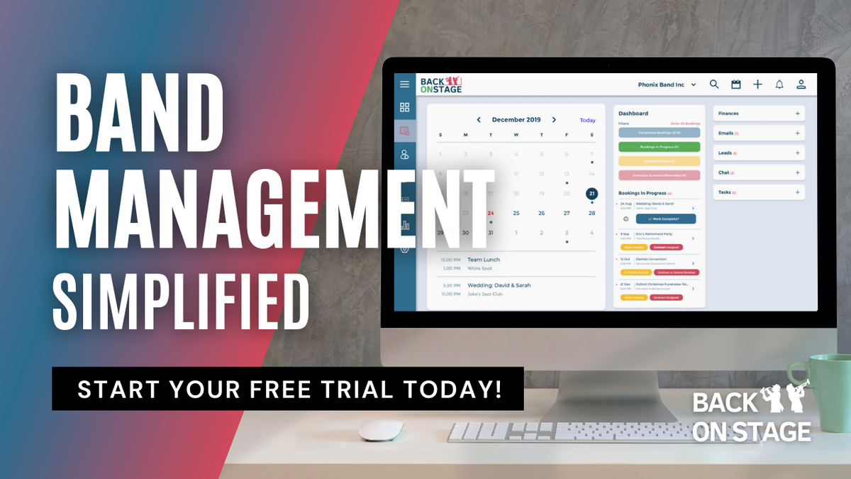 Stop Running a Band. Start Running A Business | Back On Stage | Back On Stage